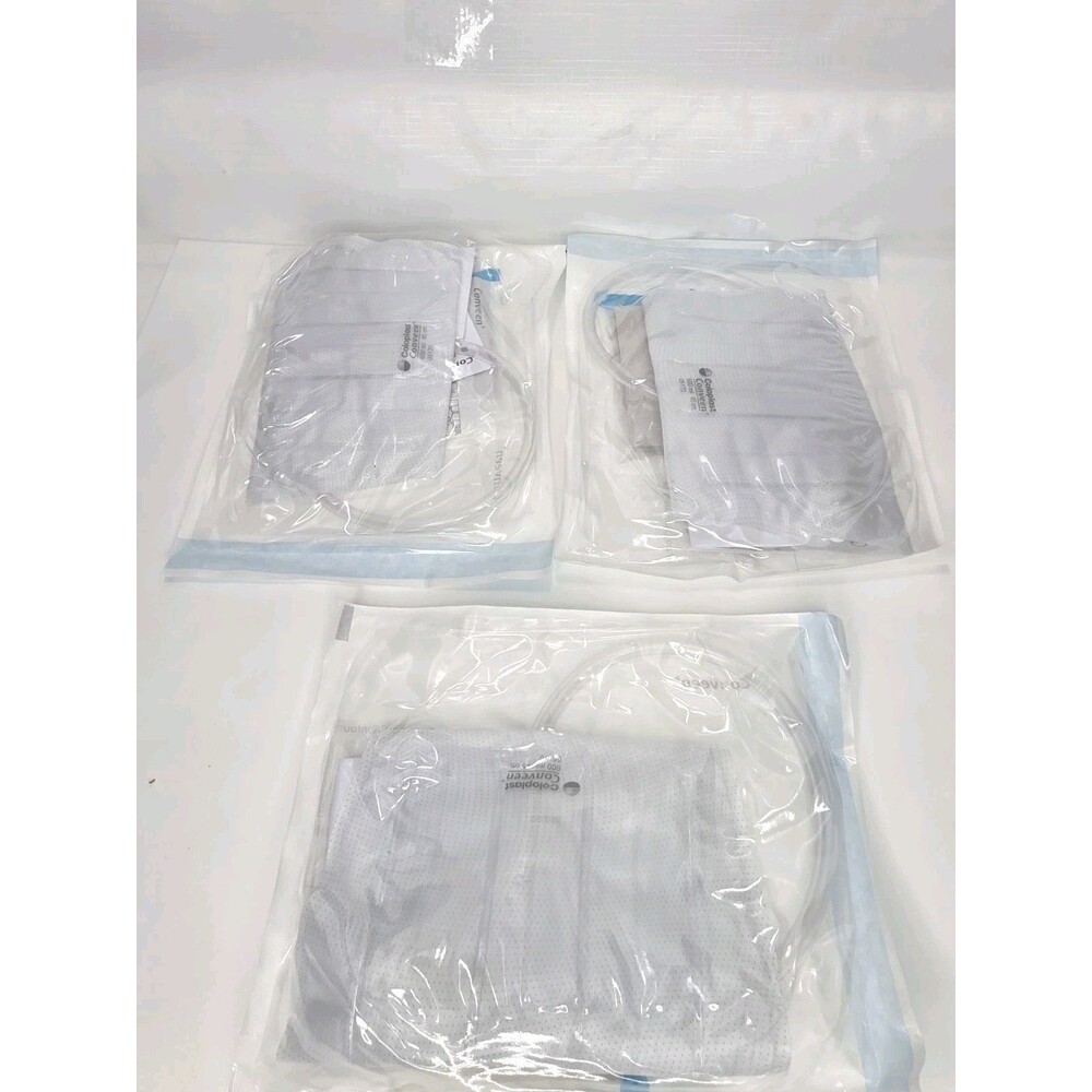(3) Lots Urine Collection Leg Bag Conveen Contour 600ML REF 05170 Sealed Ex 2029